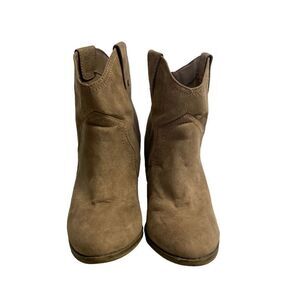 MERONA C Ignacio Boots Size 8.5 Almond‎ Toe 3.5” Heel